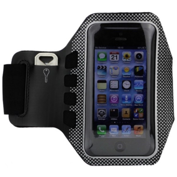 „Bubble“ dėklas sportui (raištis ant rankos) - baltas (S dydis)