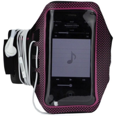 „Bubble“ dėklas sportui (raištis ant rankos) - tamsiai rožinis, universalus (S dydis) / Priedai.lt