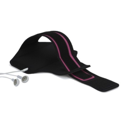 „Bubble“ dėklas sportui (raištis ant rankos) - tamsiai rožinis, universalus (S dydis) / Priedai.lt