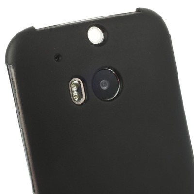 HTC One M8 (HTC One M8s) Smart Dot View atverčiamas juodas dėklas - knygutė / Priedai.lt