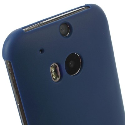 HTC One M8 (HTC One M8s) Smart Dot View atverčiamas mėlynas dėklas - knygutė / Priedai.lt