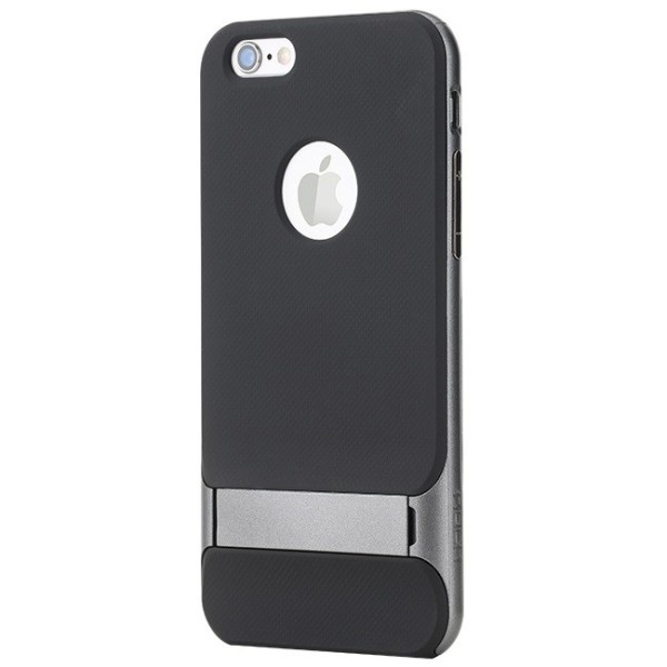 „Rock“ Royce Kickstand dėklas - juodas / pilkas (iPhone 6 Plus / 6s Plus)
