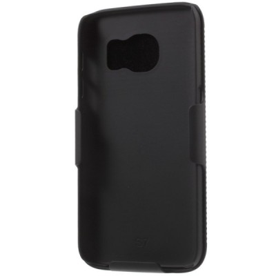 Samsung Galaxy S7 (G930) Plastmasas apvalks pie siksna - melns / vacins.lv