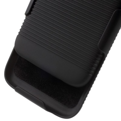 Samsung Galaxy S7 (G930) Plastmasas apvalks pie siksna - melns / vacins.lv