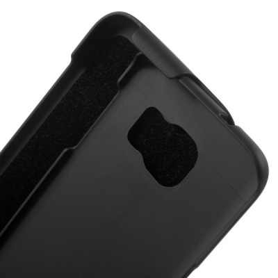 Samsung Galaxy S7 Edge (G935) Plastikinis dėklas prie diržo - juodas / Priedai.lt