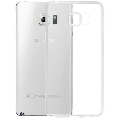 Samsung Galaxy Note 5 N920 dzidrs (caurspīdīgs) cieta silikona TPU pasaulē planākais apvalks / Vacins.lv