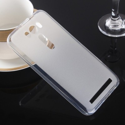 Asus Zenfone 2 Laser 5.0 (ZE500KL, ZE500KG) skaidrus (permatomas) kieto silikono TPU dėklas - nugarėlė / Priedai.lt