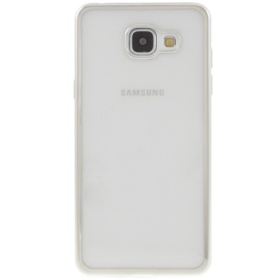 Samsung Galaxy A5 (2016) A510 Cieta silikona (TPU) dzidrs apvalks - sudrabs / vacins.lv