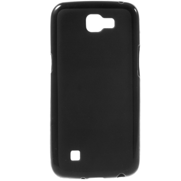 Cieta silikona (TPU) apvalks - melns (K4)