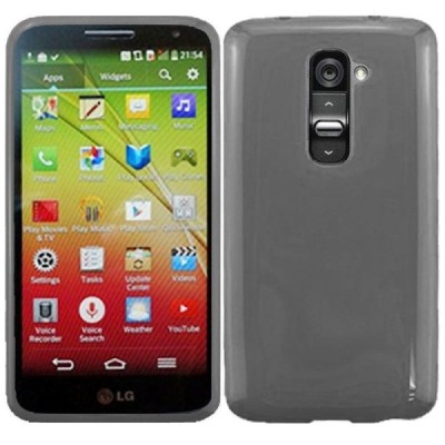 LG G2 mini (D620, D618) Cieta silikona futrālis - pelēks / Vacins.lv