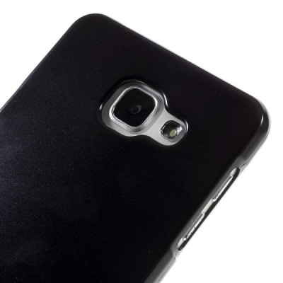 Samsung Galaxy A7 2016 (A710) Mercury juodas kieto silikono (TPU) dėklas / Priedai.lt