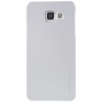 Galaxy A7 2016 (A710) Mercury sudrabs cieta silikona (TPU) apvalks / vacins.lv