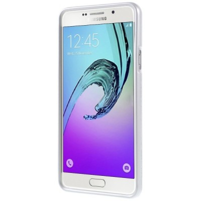 Galaxy A7 2016 (A710) Mercury sudrabs cieta silikona (TPU) apvalks / vacins.lv