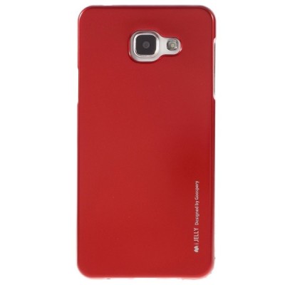 Samsung Galaxy A7 2016 (A710) Mercury raudonas kieto silikono (TPU) dėklas / Priedai.lt