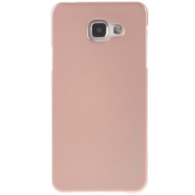 Samsung Galaxy A7 2016 (A710) Mercury rožinis kieto silikono (TPU) dėklas / Priedai.lt