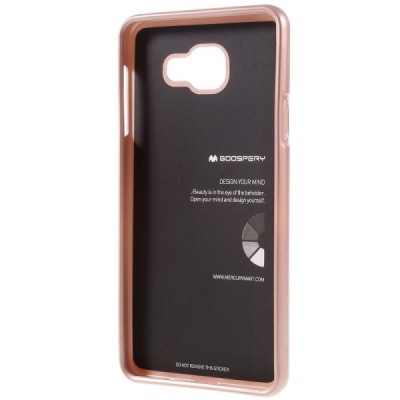 Samsung Galaxy A7 2016 (A710) Mercury rožinis kieto silikono (TPU) dėklas / Priedai.lt