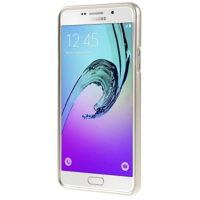 Samsung Galaxy A7 2016 (A710) Mercury auksinis kieto silikono (TPU) dėklas / Priedai.lt