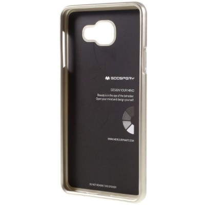 Samsung Galaxy A7 2016 (A710) Mercury auksinis kieto silikono (TPU) dėklas / Priedai.lt