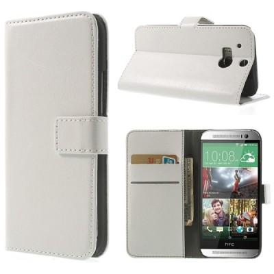 „Crazy Horse“ HTC One M8 baltas odinis atverčiamas dėklas/ Priedai.lt
