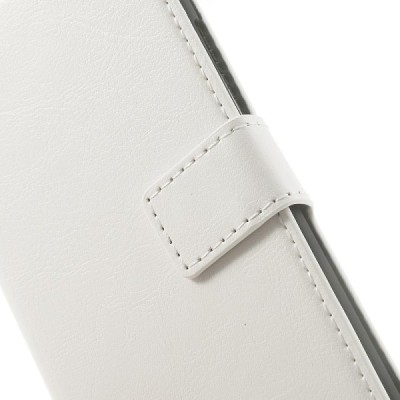 „Crazy Horse“ HTC One M8 baltas odinis atverčiamas dėklas/ Priedai.lt