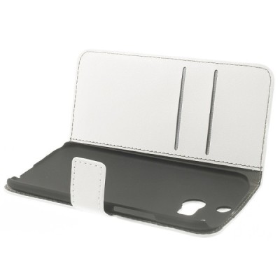 „Crazy Horse“ HTC One M8 baltas odinis atverčiamas dėklas/ Priedai.lt