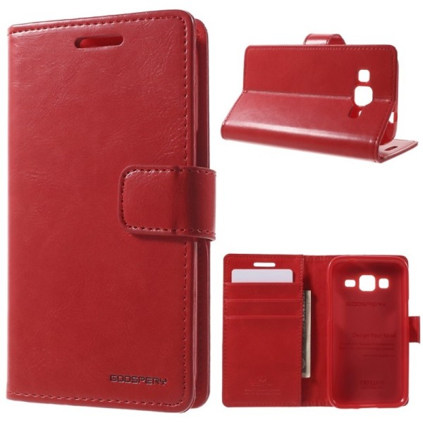 „Mercury“ Blue Moon atvērams maciņš - sarkans (Galaxy Core)