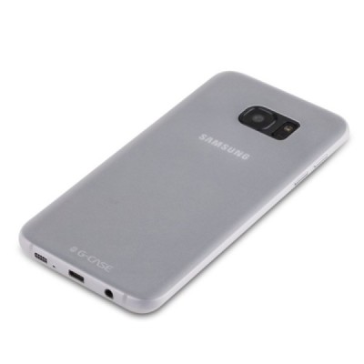 Samsung Galaxy S7 Edge G935 „G-Case“ ploniausias pasaulyje plastikinis skaidrus baltas dėklas - nugarėlė / Priedai.lt