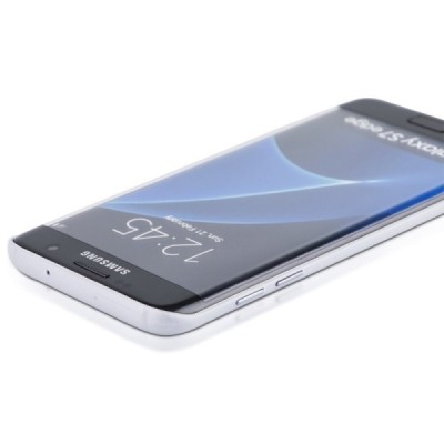 Samsung Galaxy S7 Edge G935 „G-Case“ ploniausias pasaulyje plastikinis skaidrus baltas dėklas - nugarėlė / Priedai.lt