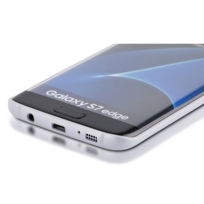 Samsung Galaxy S7 Edge G935 „G-Case“ ploniausias pasaulyje plastikinis skaidrus baltas dėklas - nugarėlė / Priedai.lt