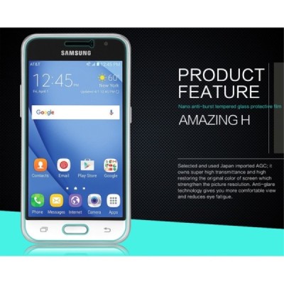 Samsung Galaxy J1 2016 (J120) „Nillkin“ 9H Tempered Glass ekrāna aizsargstikls / Vacins.lv