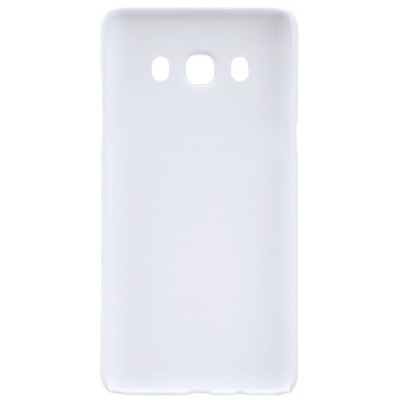 Samsung Galaxy J5 2016 (J510) Nillkin Frosted Shield baltas plastikinis dėklas + apsauginė ekrano plėvelė / Priedai.lt