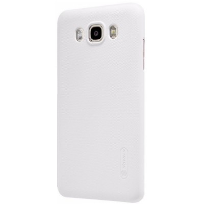 Samsung Galaxy J7 2016 (J710) Nillkin Frosted Shield balts plastmasas apvalks + ekrāna aizsargplēve / Vacins.lv