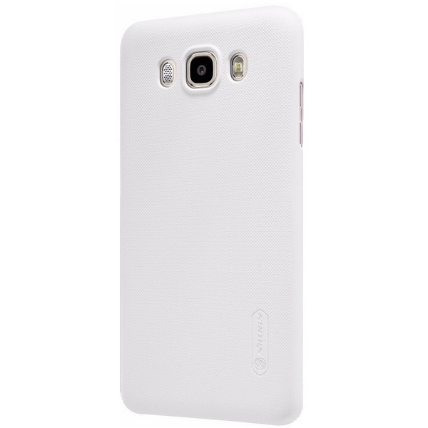 „Nillkin“ Frosted Shield apvalks - balts + ekrāna aizsargplēve (Galaxy J7 2016)