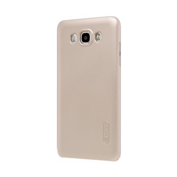 „Nillkin“ Frosted Shield apvalks - zelta + ekrāna aizsargplēve (Galaxy J7 2016)