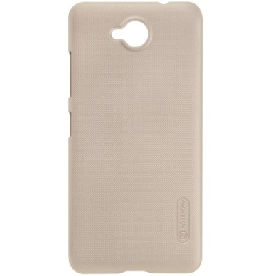 Microsoft Lumia 650 Nillkin Frosted Shield zelta plastmasas apvalks + ekrāna aizsargplēve / Vacins.lv