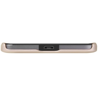 Microsoft Lumia 650 Nillkin Frosted Shield zelta plastmasas apvalks + ekrāna aizsargplēve / Vacins.lv