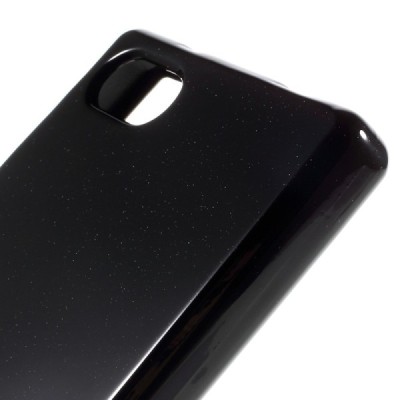 Sony Xperia Z5 Compact Mercury melns cieta silikona (TPU) futrālis / Vacins.lv