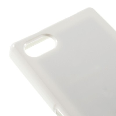 Sony Xperia Z5 Compact Mercury balts cieta silikona (TPU) futrālis / Vacins.lv