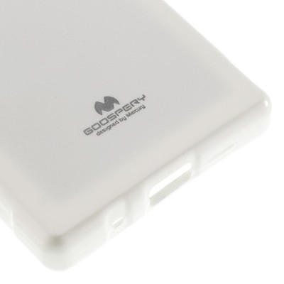 Sony Xperia Z5 Compact Mercury balts cieta silikona (TPU) futrālis / Vacins.lv