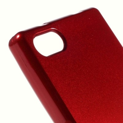 Sony Xperia Z5 Compact Mercury sarkans cieta silikona (TPU) futrālis / Vacins.lv