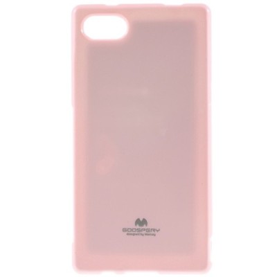 Sony Xperia Z5 Compact šviesiai rožinis Mercury kieto silikono (TPU) dėklas / Priedai.lt