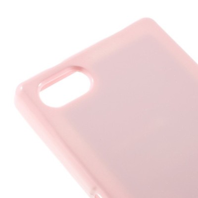 Sony Xperia Z5 Compact šviesiai rožinis Mercury kieto silikono (TPU) dėklas / Priedai.lt