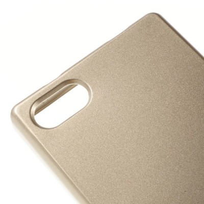 Sony Xperia Z5 Compact auksinis Mercury kieto silikono (TPU) dėklas / Priedai.lt