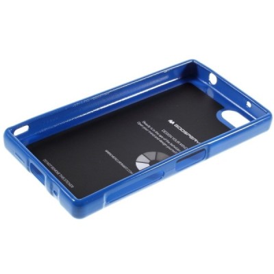 Sony Xperia Z5 Compact Mercury zils cieta silikona (TPU) futrālis / Vacins.lv