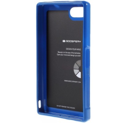 Sony Xperia Z5 Compact Mercury zils cieta silikona (TPU) futrālis / Vacins.lv