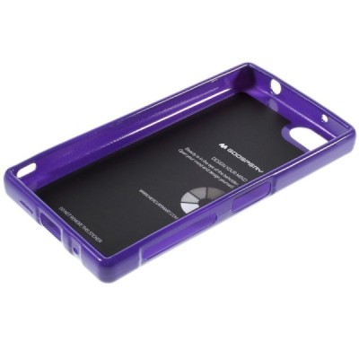 Sony Xperia Z5 Compact Mercury violeta cieta silikona (TPU) futrālis / Vacins.lv