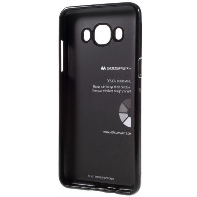 Samsung Galaxy J5 2016 (J510) juodas Mercury kieto silikono (TPU) dėklas / Priedai.lt