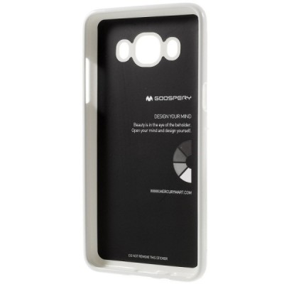 Samsung Galaxy J5 2016 (J510) Mercury balts cieta silikona (TPU) futrālis / Vacins.lv