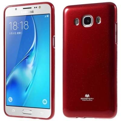 Samsung Galaxy J5 2016 (J510) Mercury sarkans cieta silikona (TPU) futrālis / Vacins.lv