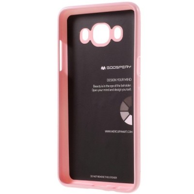 Samsung Galaxy J5 2016 (J510) šviesiai rožinė Mercury kieto silikono (TPU) dėklas / Priedai.lt